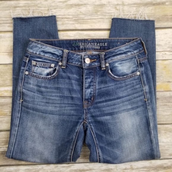 American Eagle Outfitters Boy Jean Cropped Jeans - Picture 4 of 7